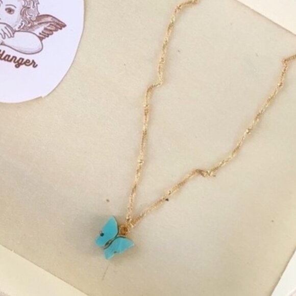 Blue Butterfly Necklace 🦋 - Picture 1 of 2